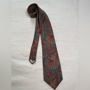 Vintage Dior Paisley Silk Tie